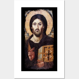 Icon of Jesus Christ the Pantokrator Posters and Art